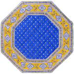 Blue Octogonal Provencal Quilted placemat "Esterel" design