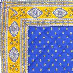 Blue Rectangle Provencal Quilted placemat, "Esterel" design