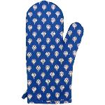 Blue Indianaire Kitchen Oven Glove  Provencal Design