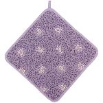 Lavender Lotus Quilted Potholder - Provencal design