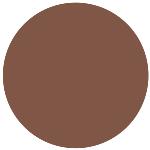 Round Cotton Provencal Tablecloth plain Chocolate