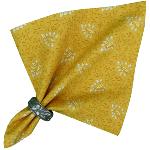 Yellow Napkin, Provencal design "Campano", 100% pure cotton