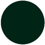 Round Cotton Provencal Tablecloth plain Dark-Green