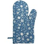 Blue Flors Kitchen Oven Glove – Provencal Design