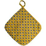 Yellow Bonis cotton Potholder - Provencal design